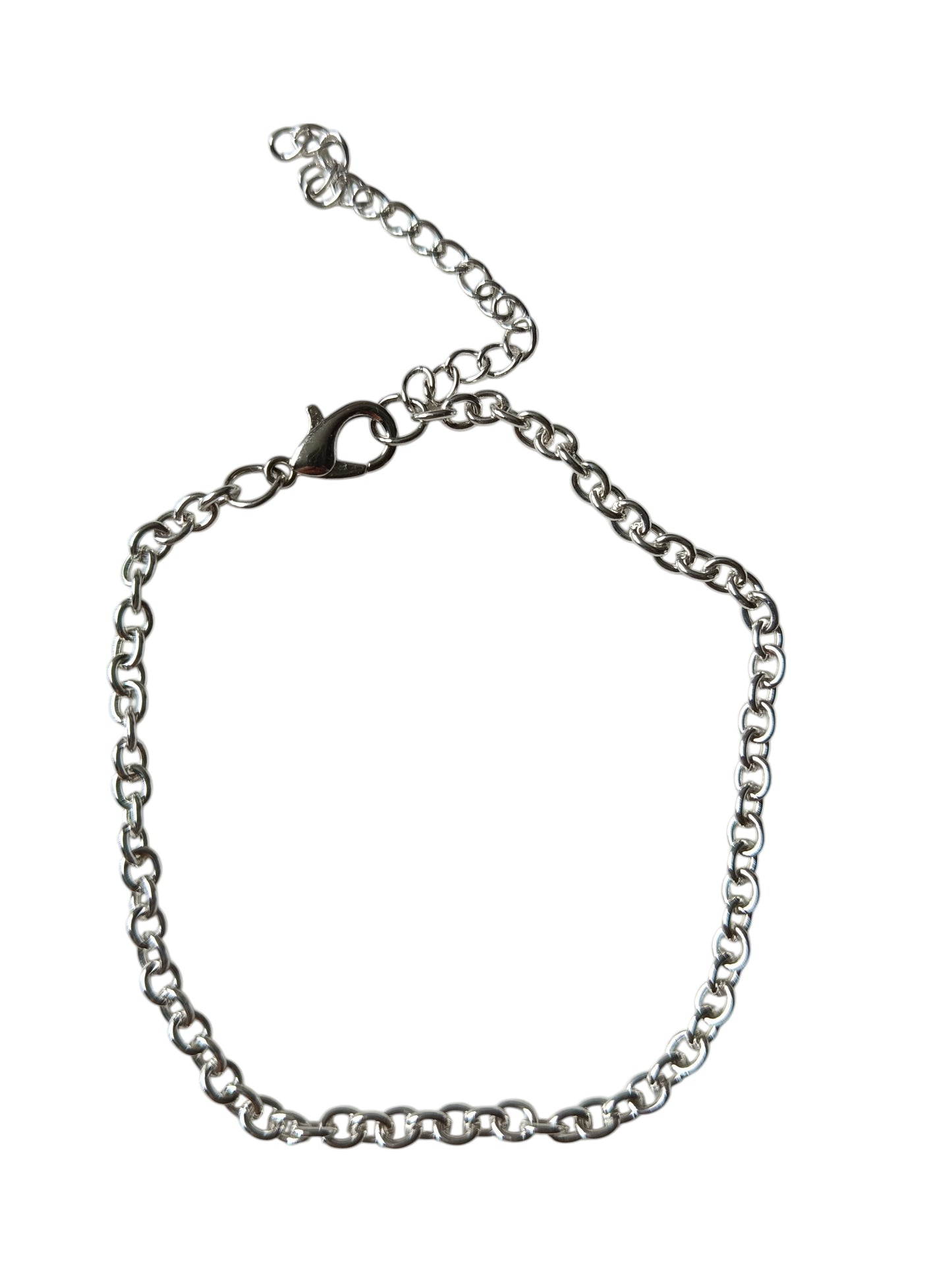 Schakel 2 RVS silver plated