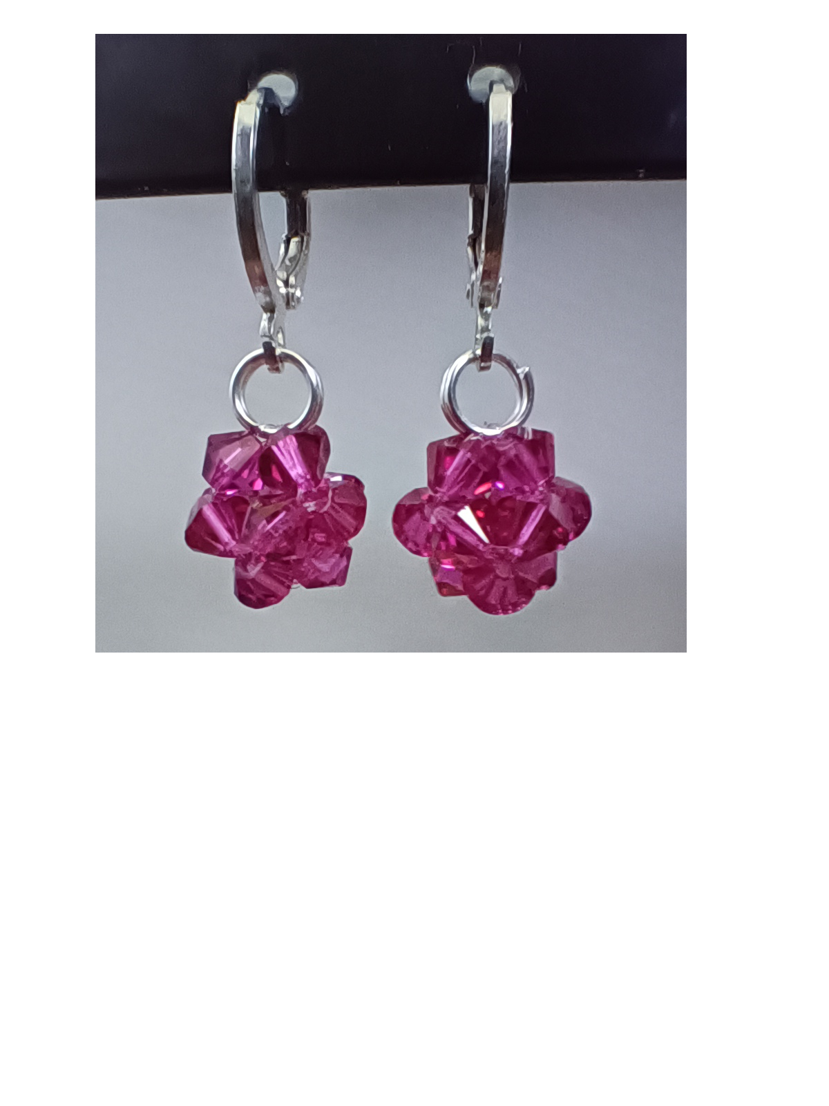 Swarovski bicone Fuchsia 4mm
