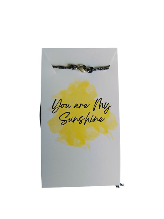 You are my sunshine hartje donkergrijs