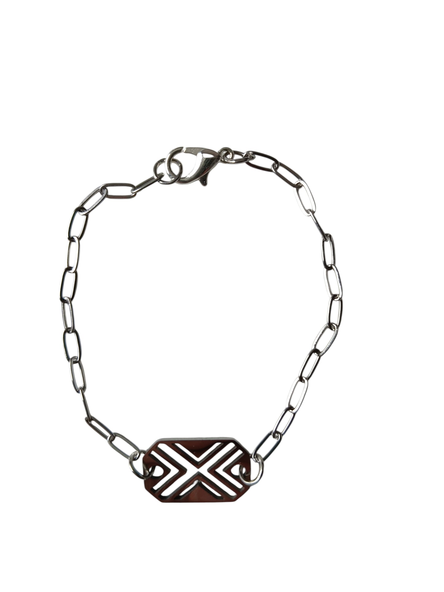 X RVS Silver plated