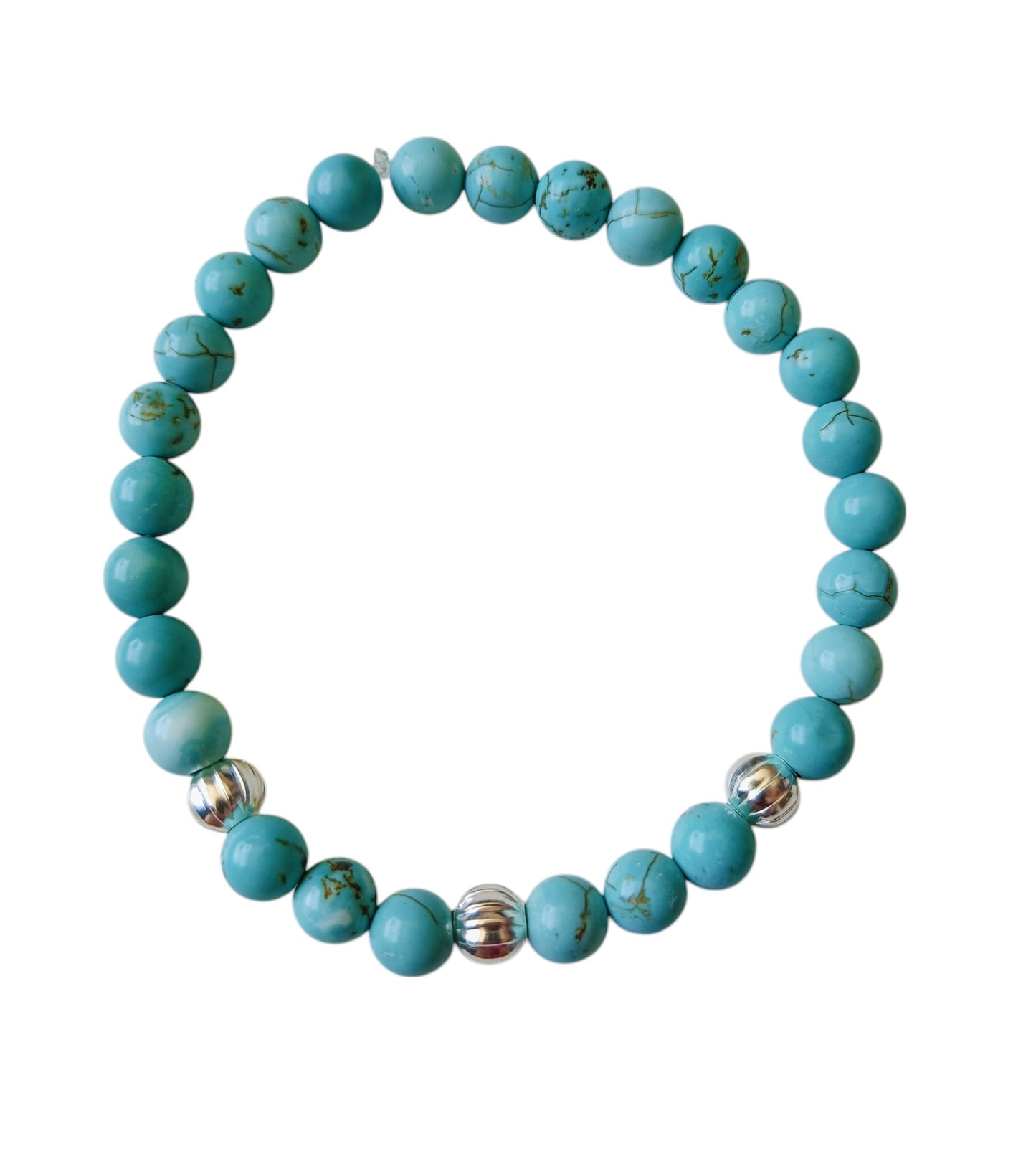 Armband turquoise kralen
