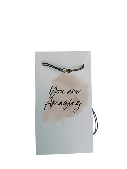 You are amazing steentje donkergrijs