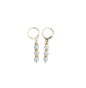 Zoetwaterparel 3 stuks RVS gold plated