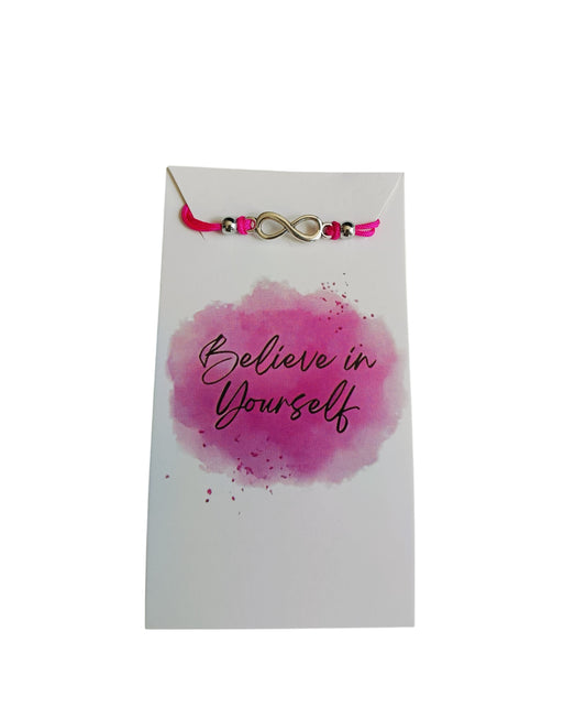 Believe in yourself infinity roze