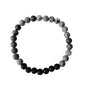 Armband natuursteen jasper en lava