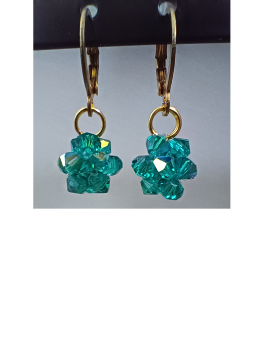 Swarovski bicone blauw zirkoon 4mm