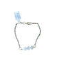 Armband tussenstuk zoetwaterparel hart, RVS silver plated