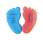 Gepersonaliseerde sleutelhanger babyvoetjes